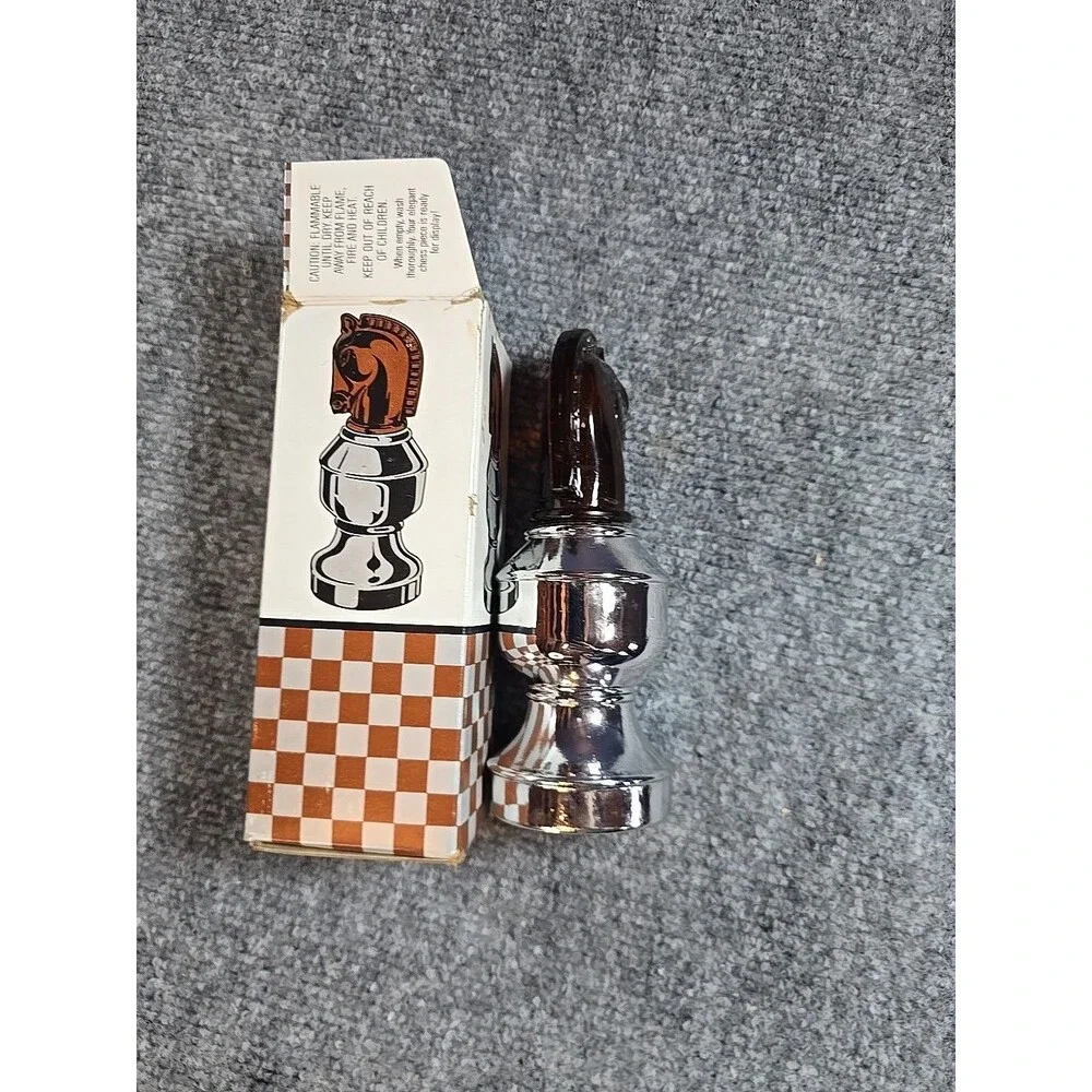 VTG Avon "Smart Move II" Horse Knight Chess Piece Wild Country After Shave Full - Picture 4 of 7